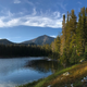 The glacial lake